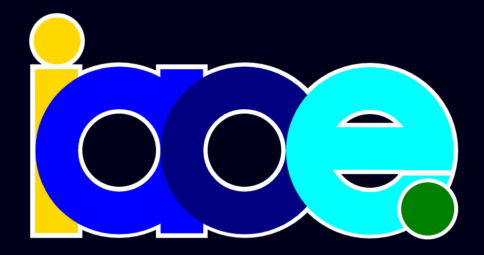 Iaoe logo blue